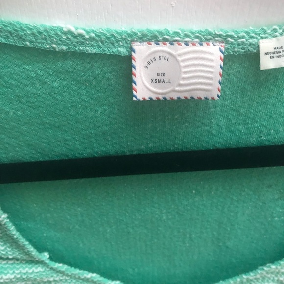 Anthropologie Postmark Mint Peplum Top - Picture 3 of 3